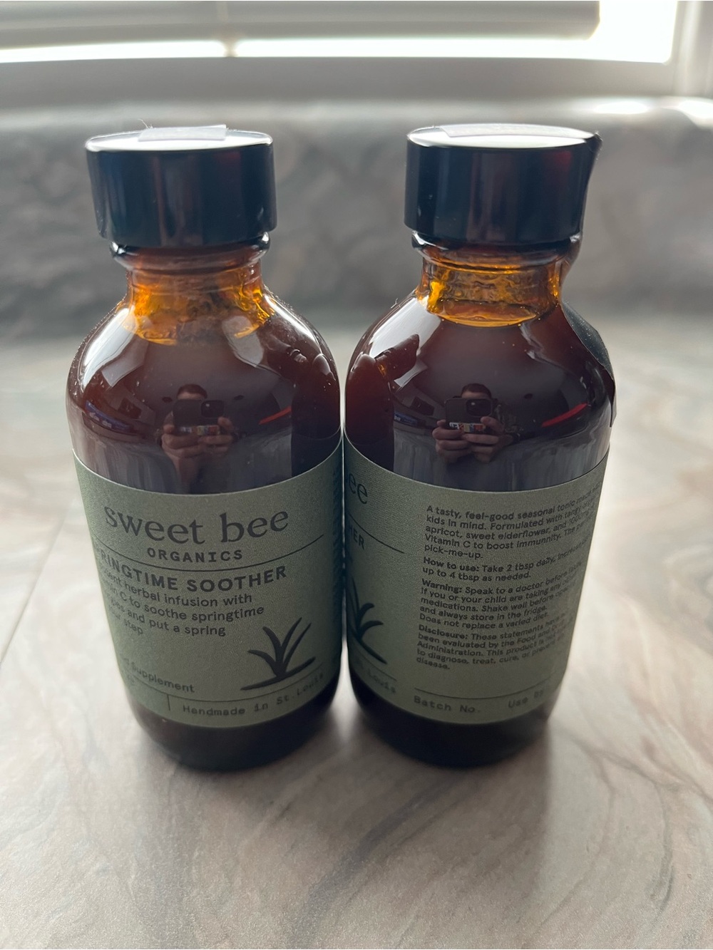 Sweet Bee Organics Springtime Soother Herbal Infusion